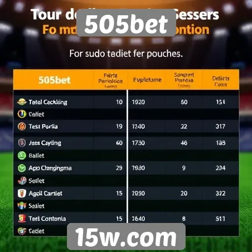 Comparativo entre 505bet e concorrentes do setor